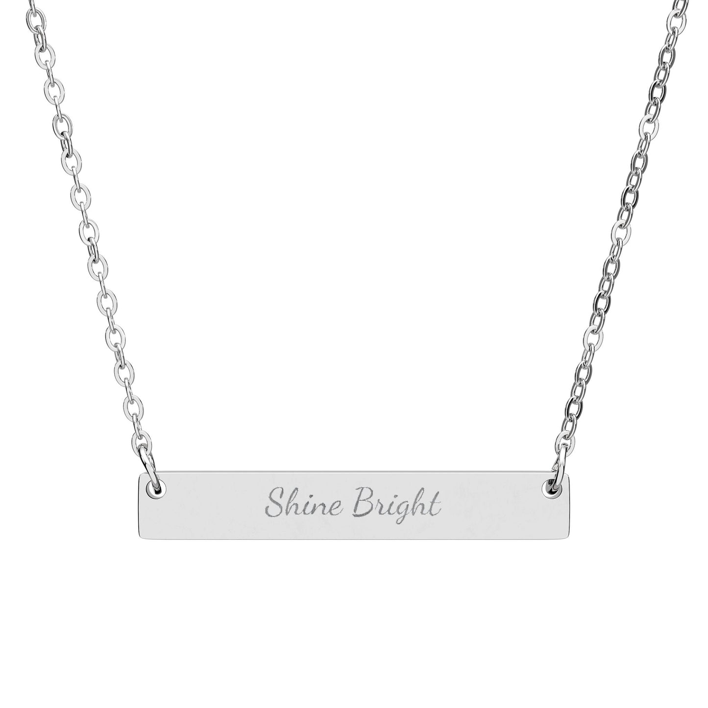 Shine Bright Horizontal Bar Necklace