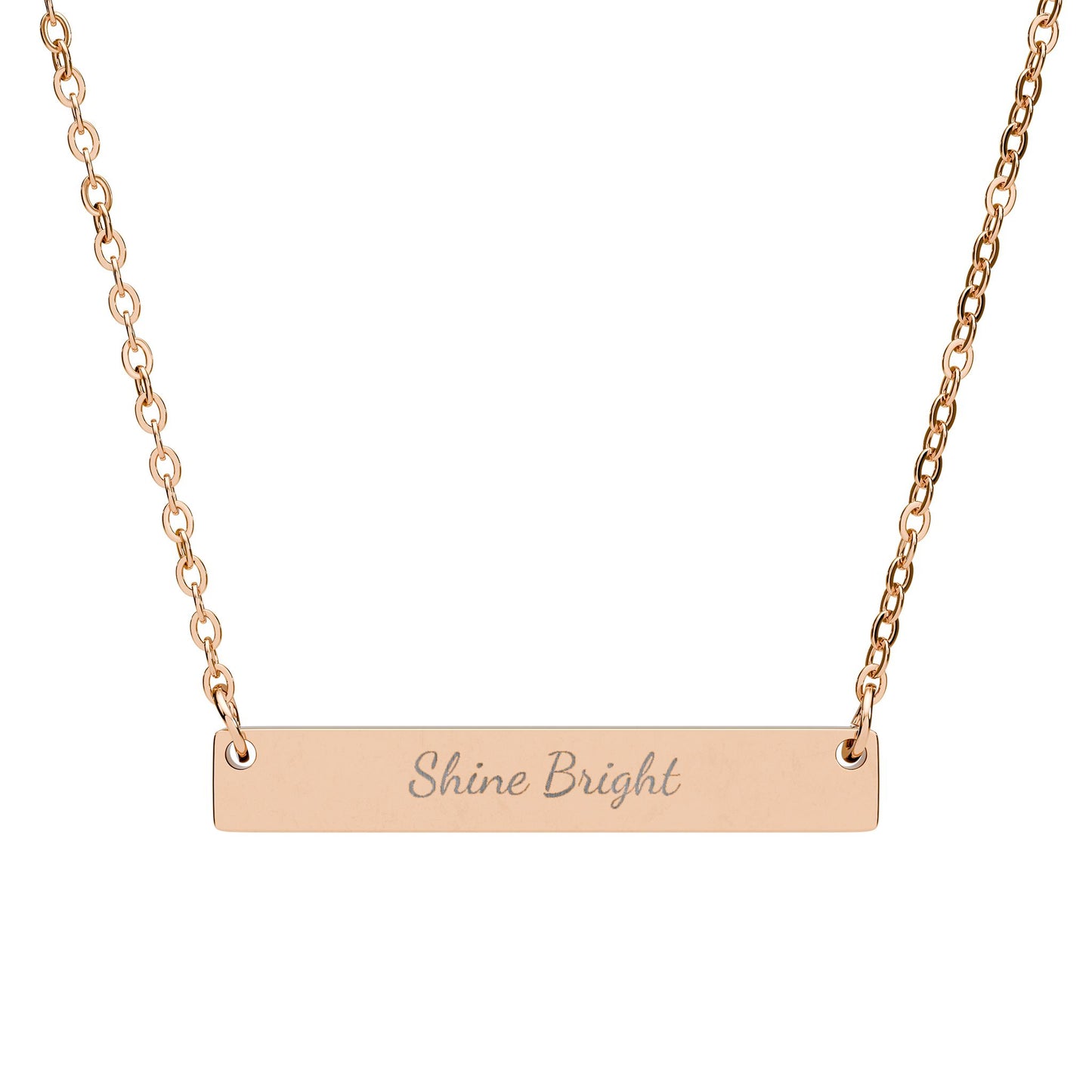 Shine Bright Horizontal Bar Necklace