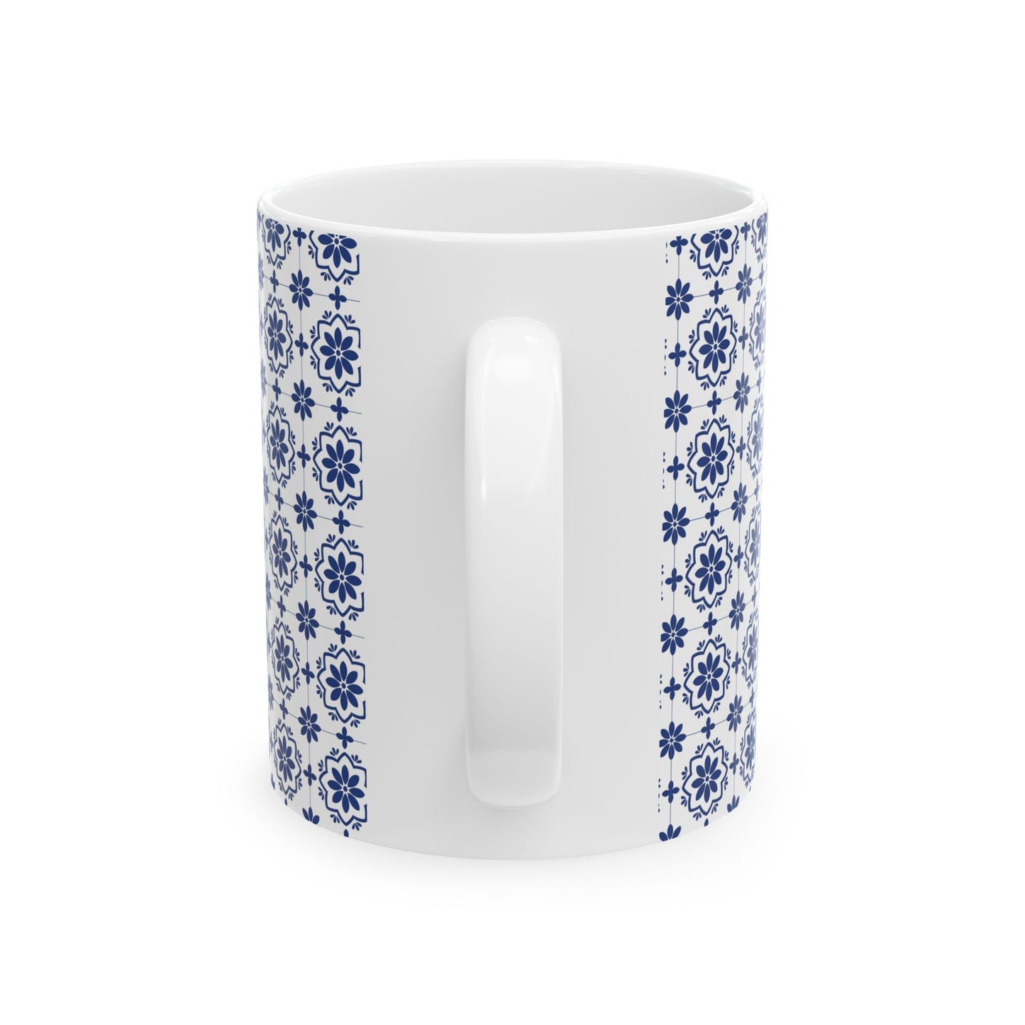 Blue Tile Ceramic Mug 11oz
