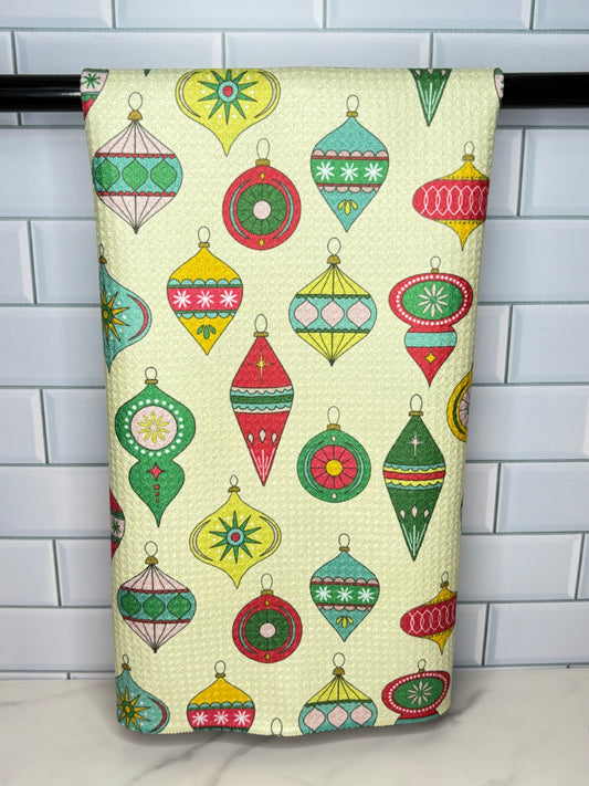 Vintage Ornaments Towel